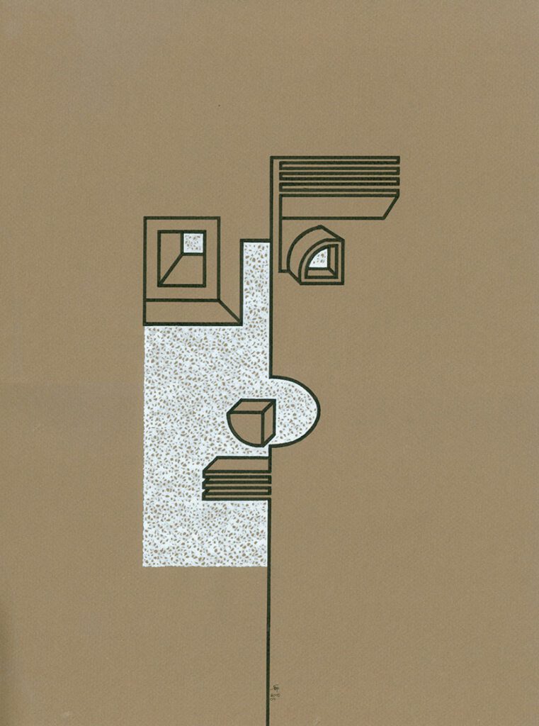 Notion / Gedanke Tusche on Paper 39/29cm