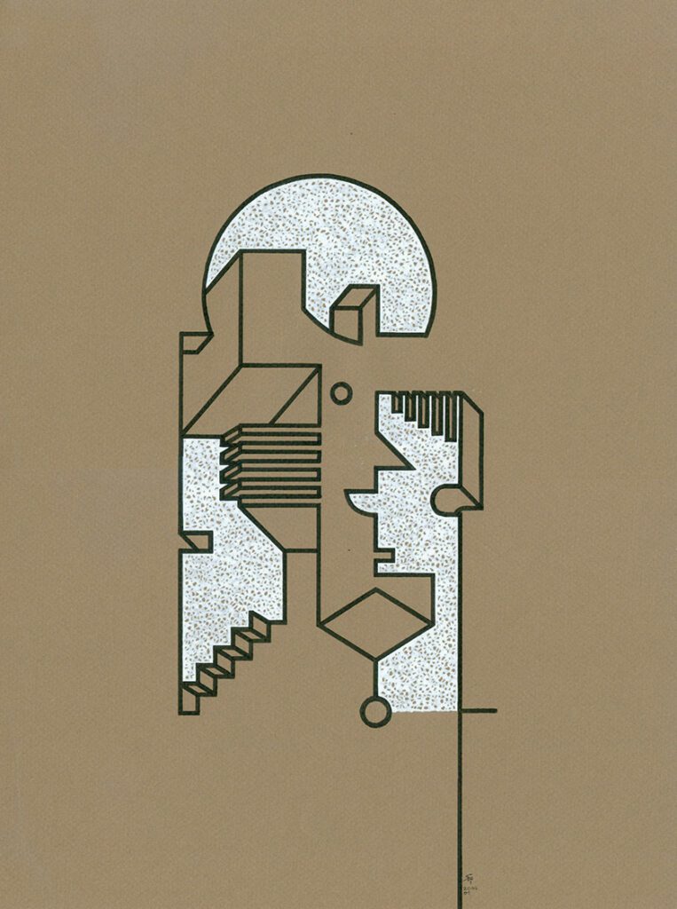 Intellect / Intellekt Tusche on Paper 39/29cm