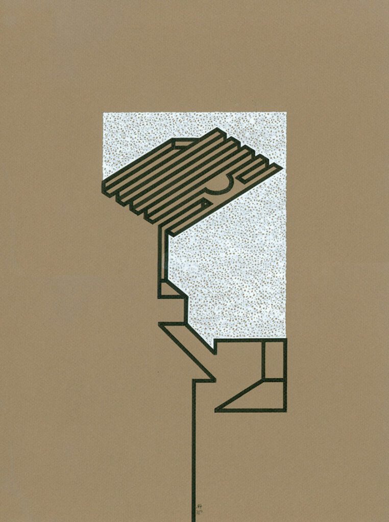 Metamorphosis 2 / Verwandlung 2 Tusche on Paper 39/29cm